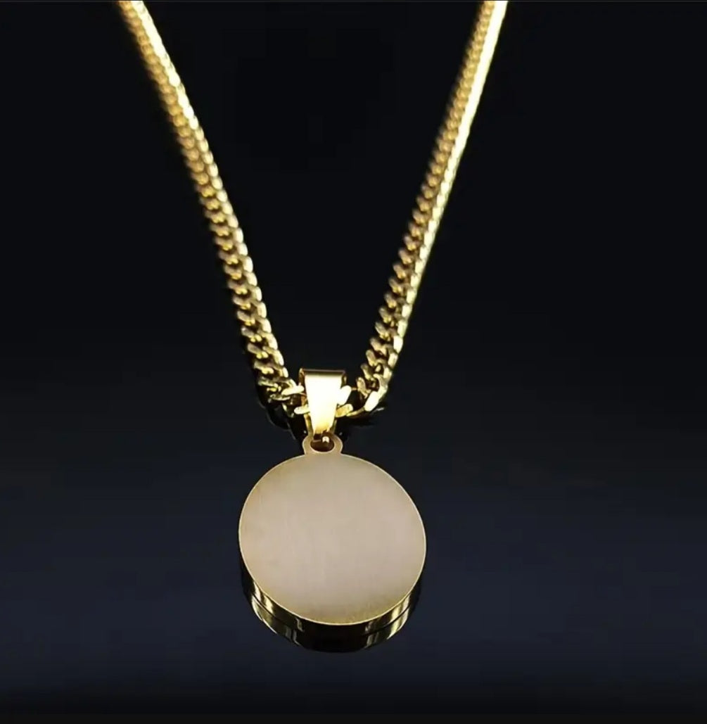 Collier saint Michael doré