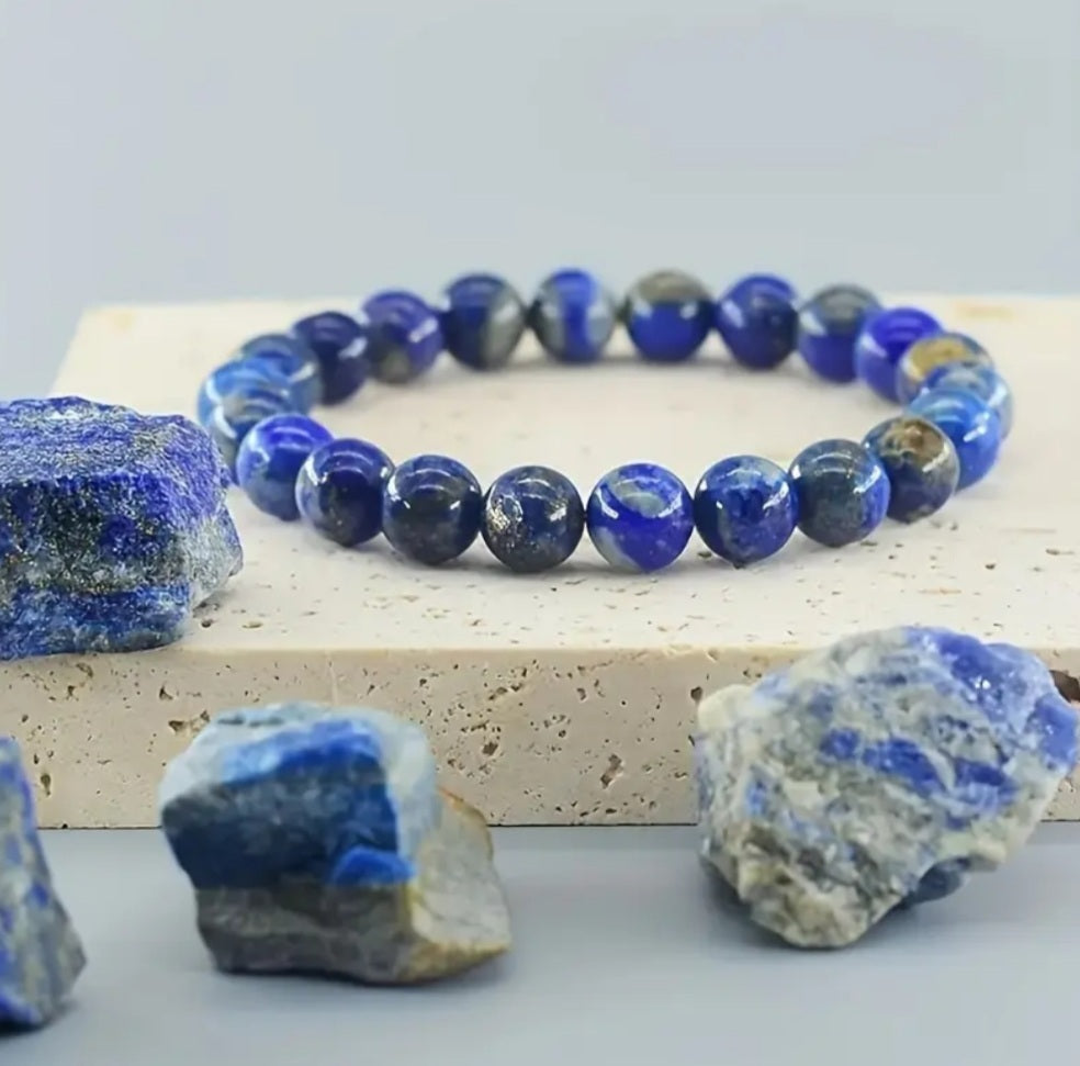 bracelet pierre bleu
