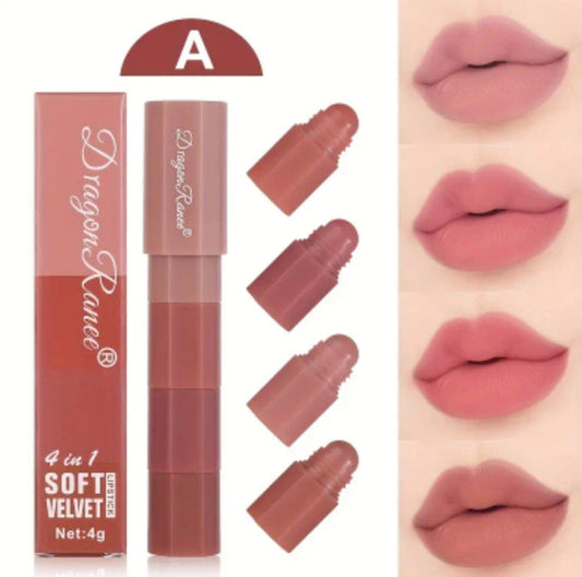 rouges à lèvres 4en1 matte