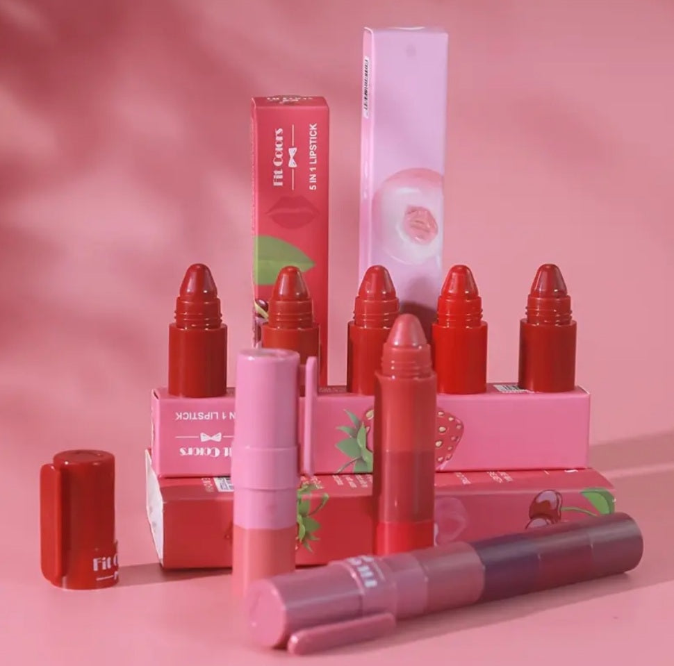 Rouge à lèvres crayon mat 5en1