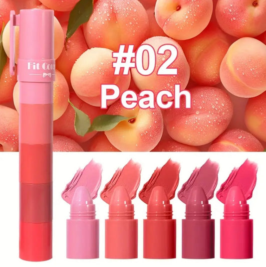 Rouge à lèvres crayon mat 5en1