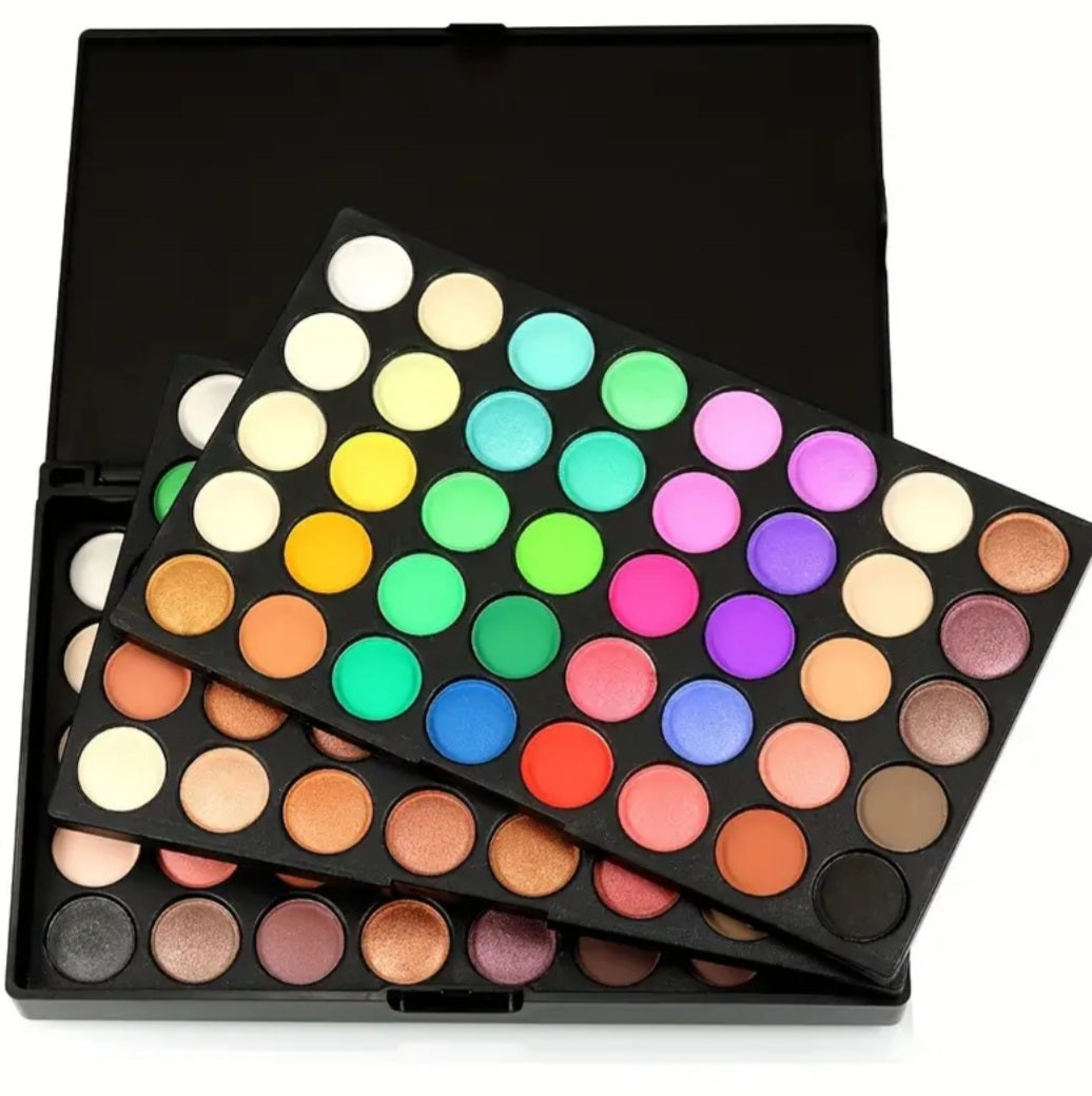 Palette de fards à paupières 120 couleurs 3en1