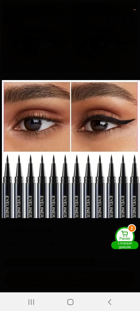Eyeliner liquide imperméables