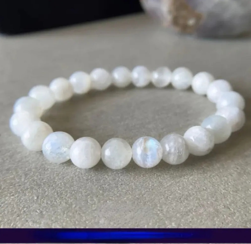 bracelet en pierre de lune naturelle
