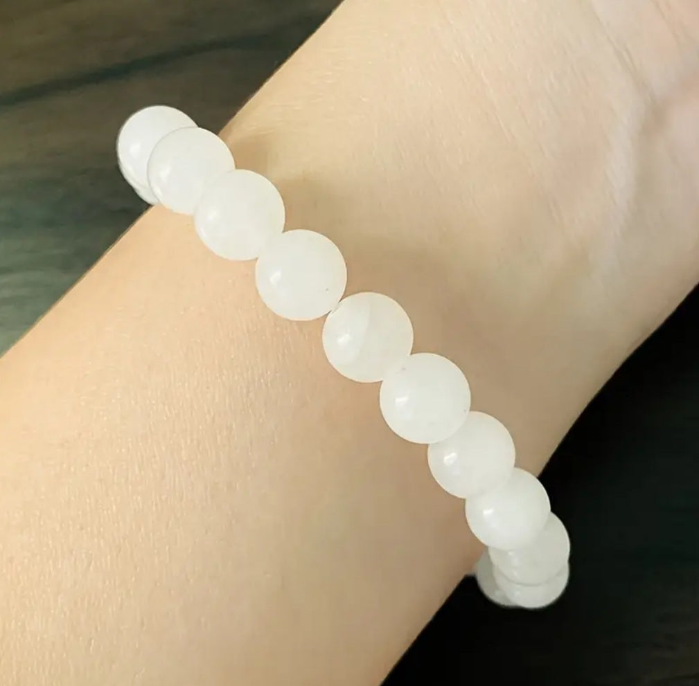 bracelet en pierre de lune naturelle