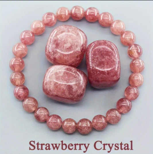 bracelet de quartz rouge