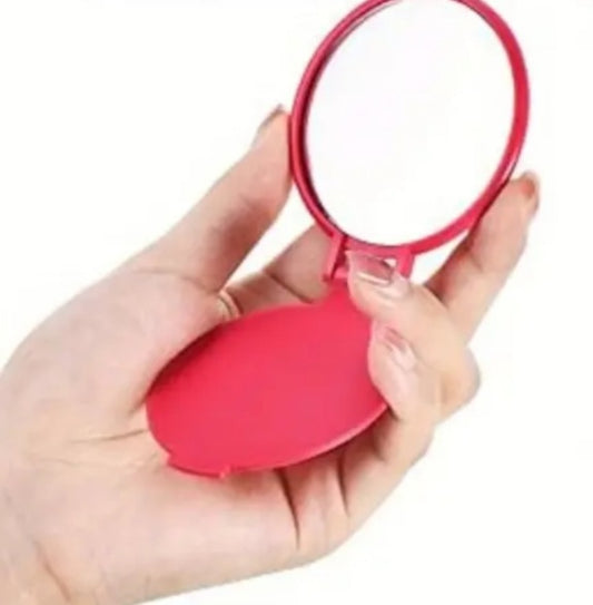miroirs de poche pliable rouge
