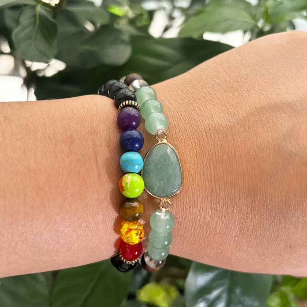Bracelet Chakra tressée