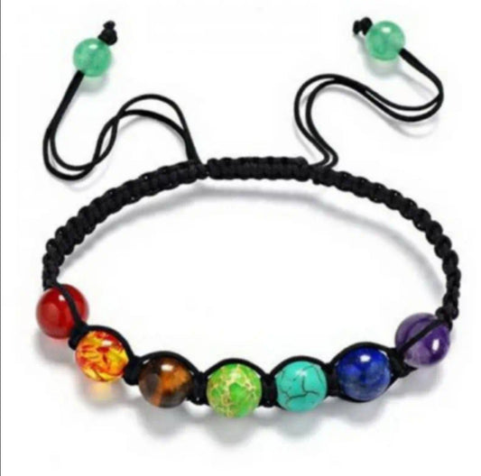 Bracelet Chakra tressée