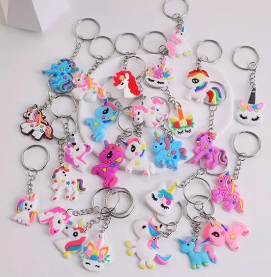 Porte clés licorne