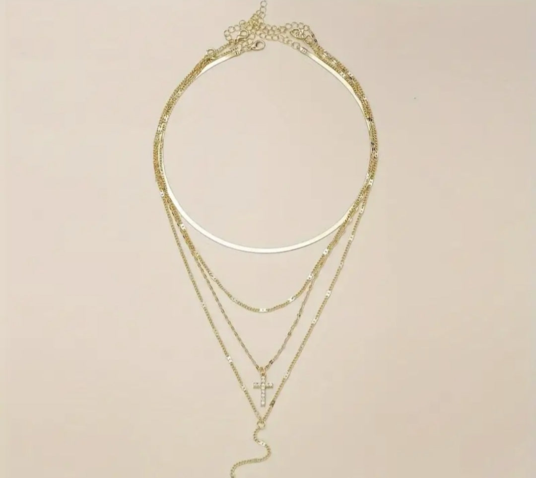 Ensemble 4 colliers Manon