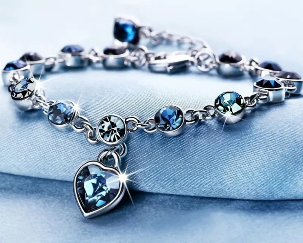 Bracelet Julie bleu/argenté