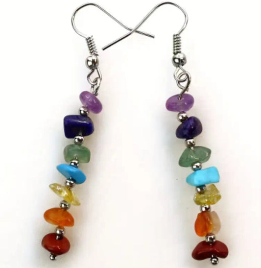 Boucles Lilia pendante perles de couleurs