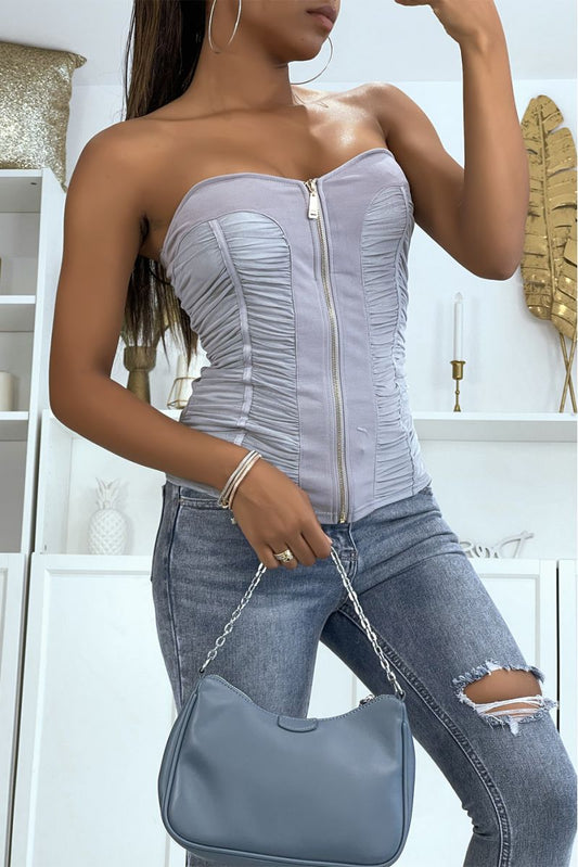 🌻Bustier gris