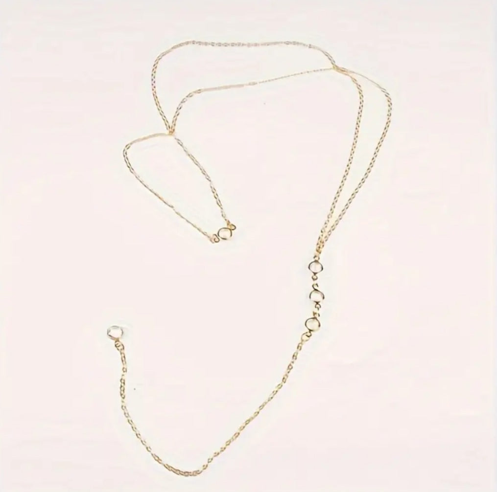 Collier dos Charlotte doré