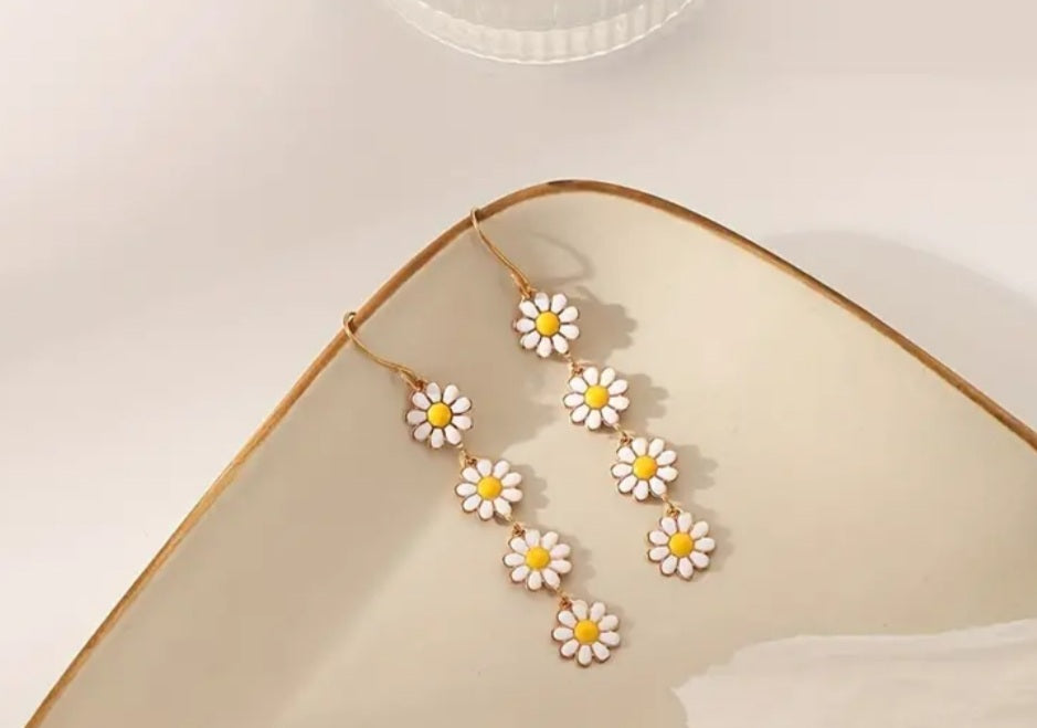 Boucles Soraya pendante Marguerite