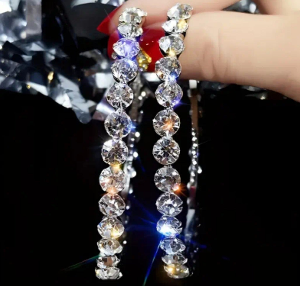 boucles Océane Créole strass