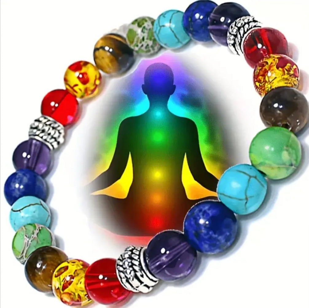 bracelet chakras pierre montagne noire