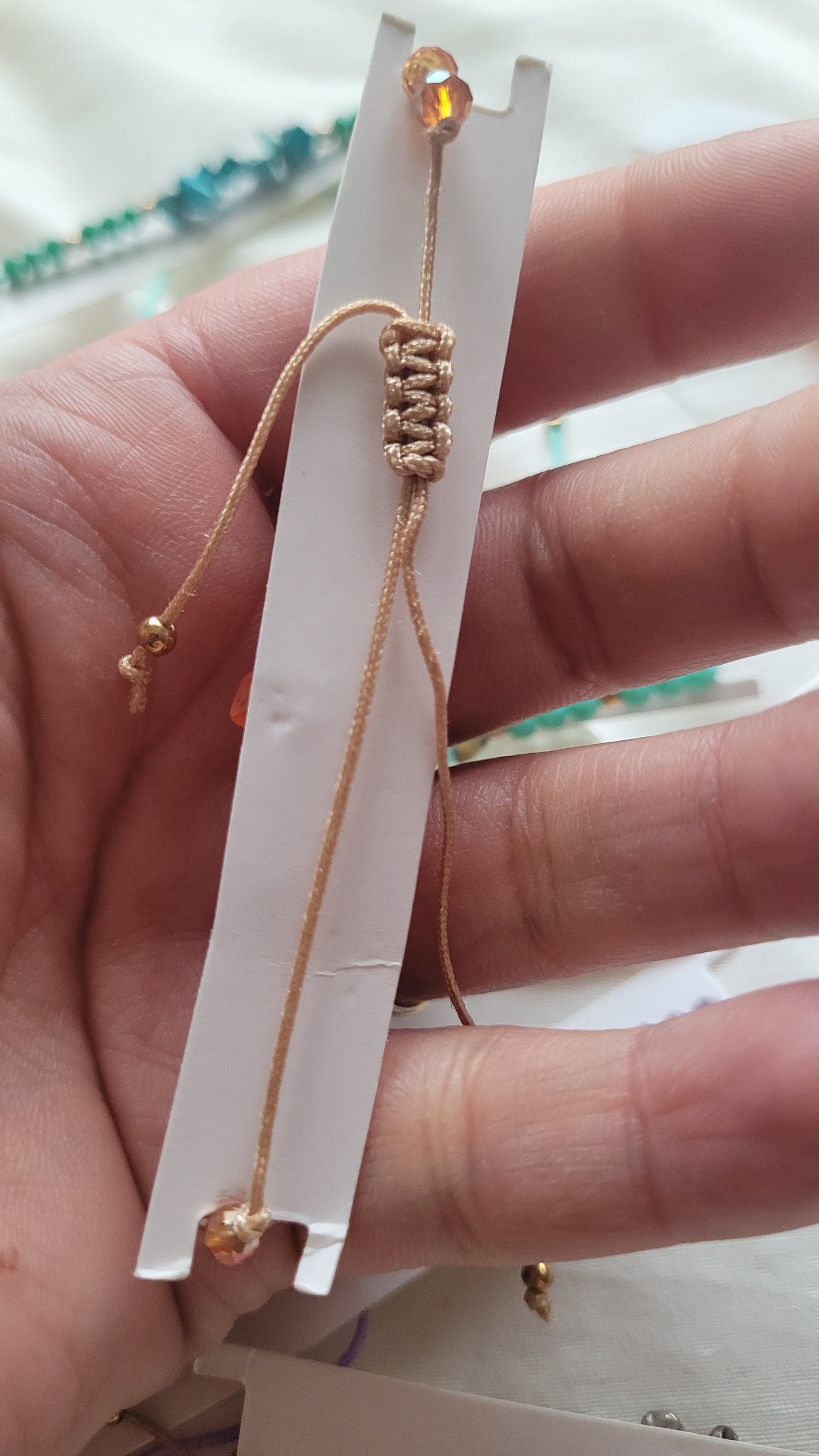 bracelet rubis orange