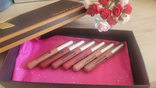 6 gloss à lèvres mat velours