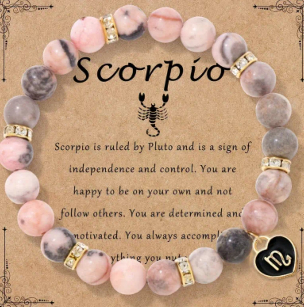 bracelet élégant gris/rose