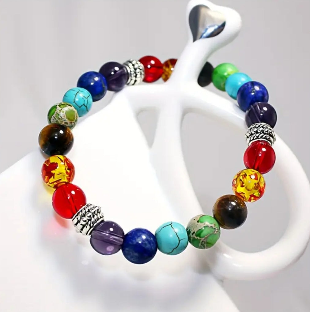bracelet chakras pierre montagne noire