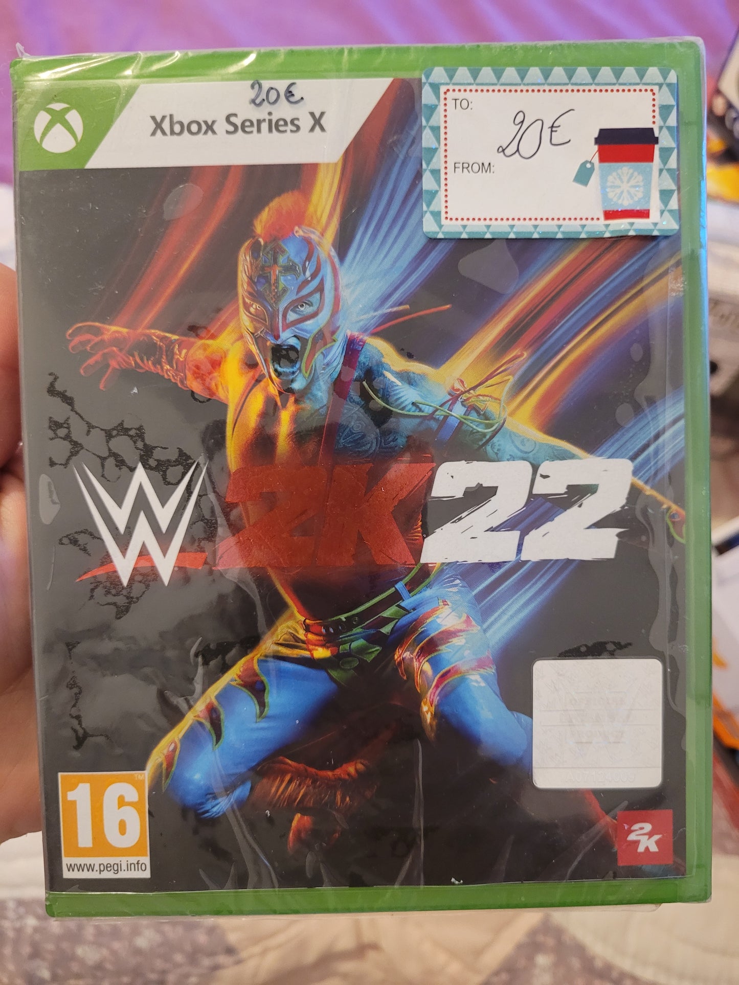 Jeu W2K22 sur Xbox serie X