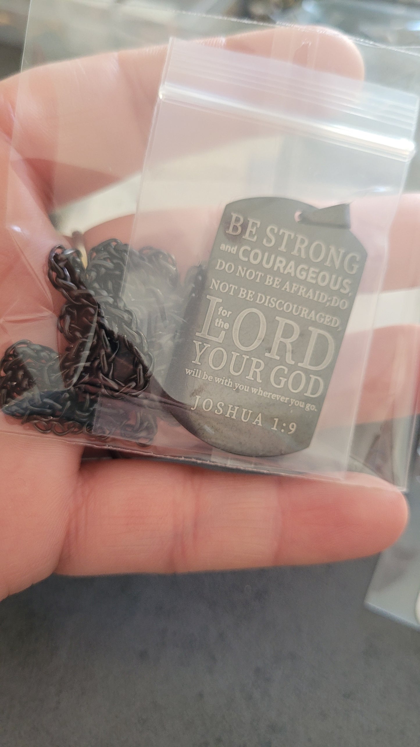 Collier plaque americain patriot