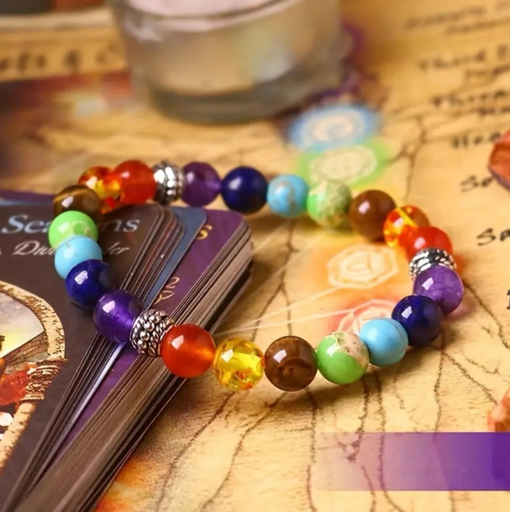 bracelet chakras pierre montagne noire