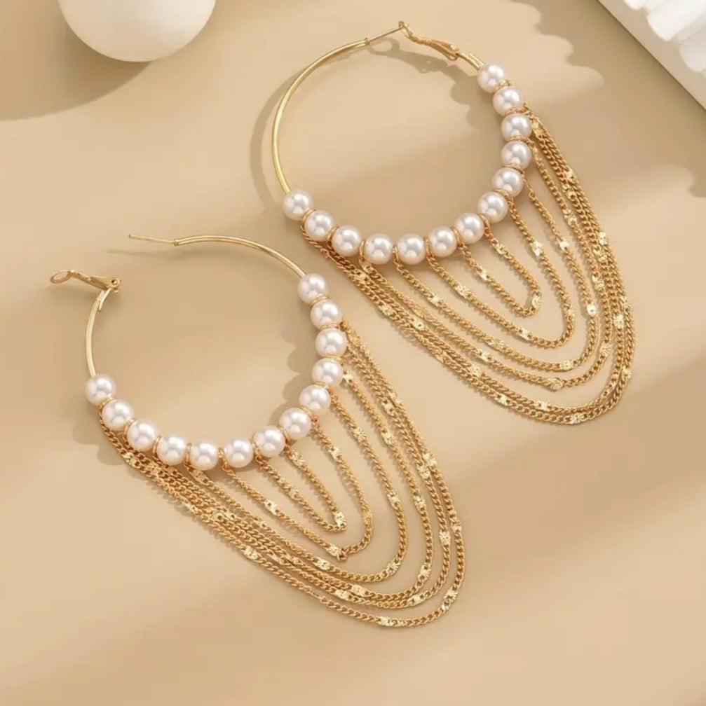 boucles Lucia créole chaine doré