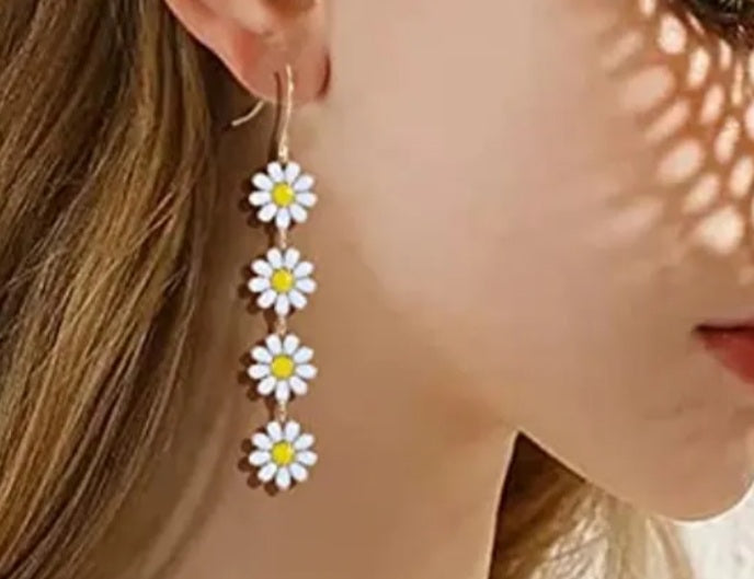 Boucles Soraya pendante Marguerite