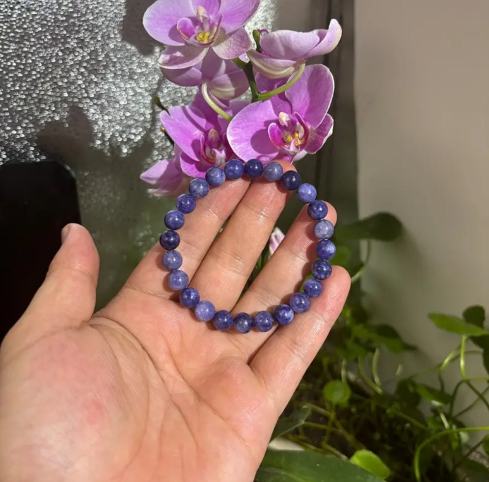 bracelet concentration, pensée violet