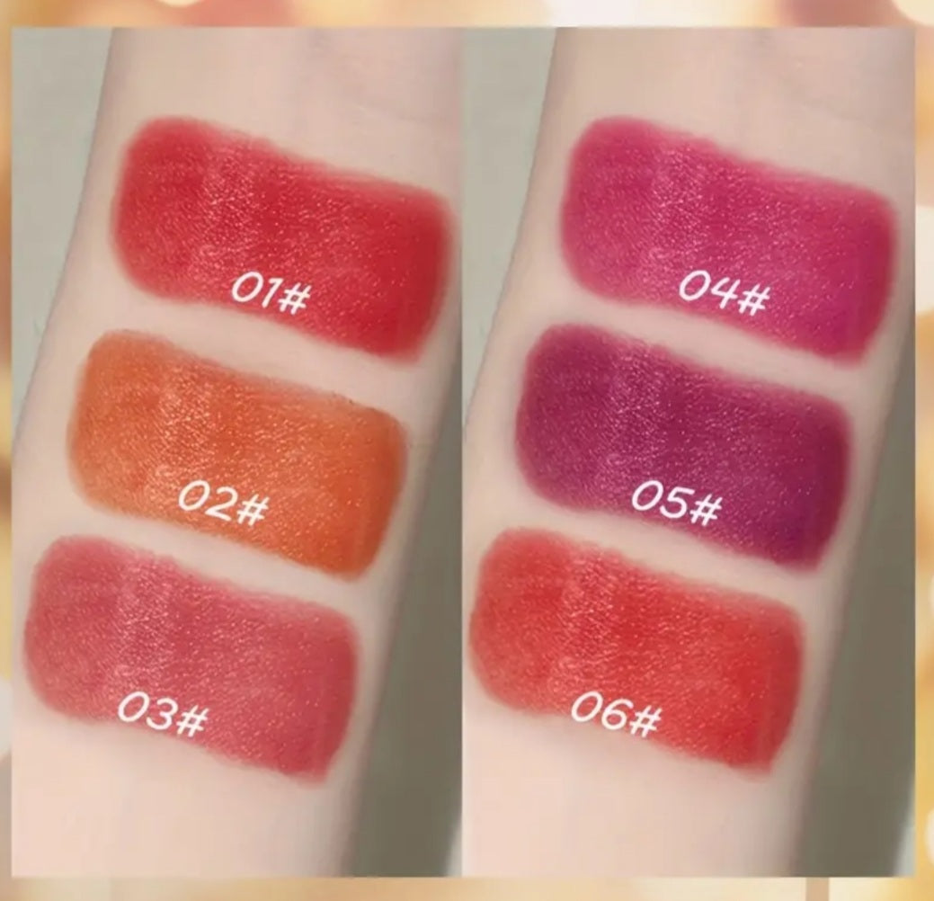 6 Rouges à lèvres mat velours