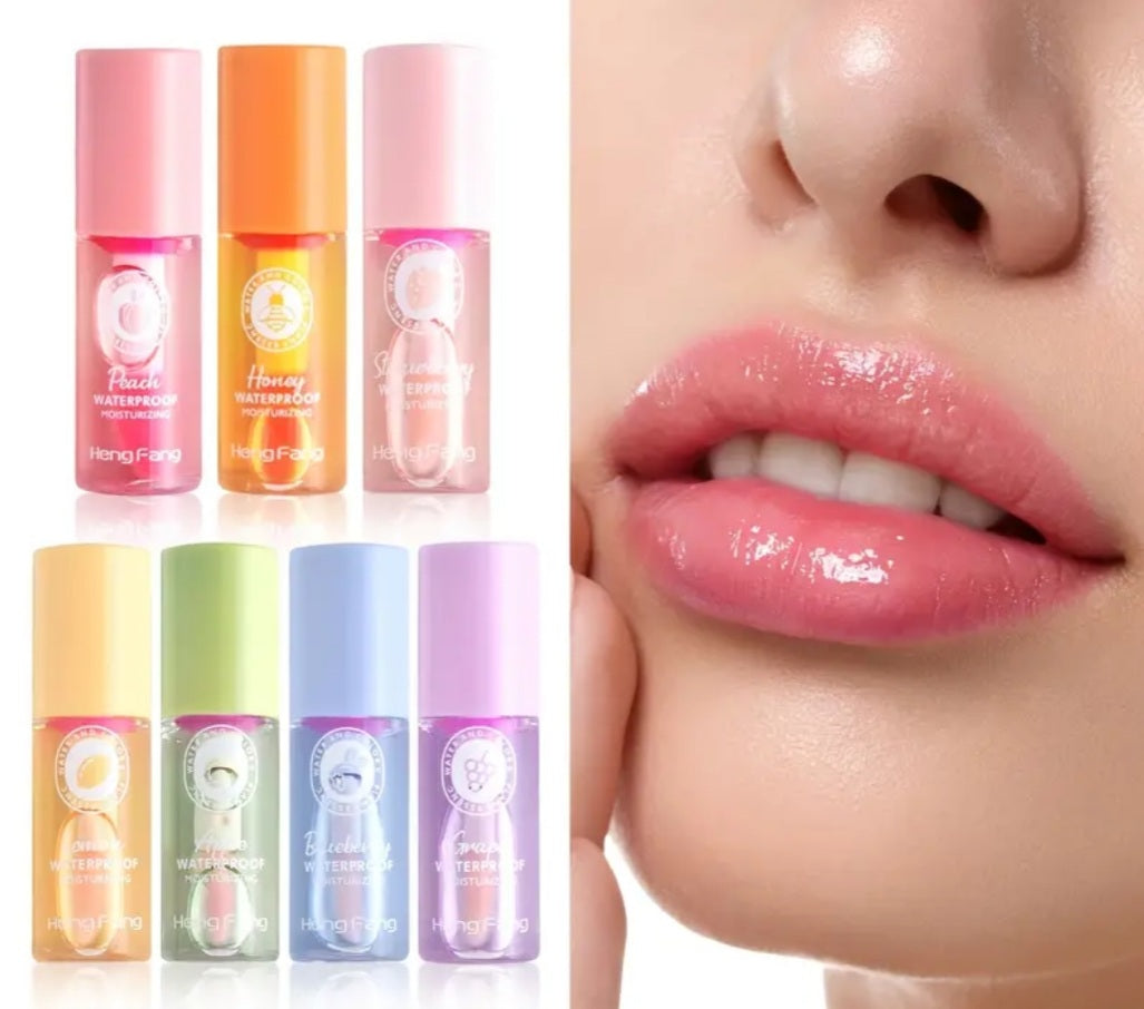 7 huiles pour les lèvres hydratante 