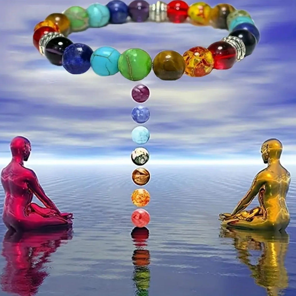 bracelet chakras pierre montagne noire