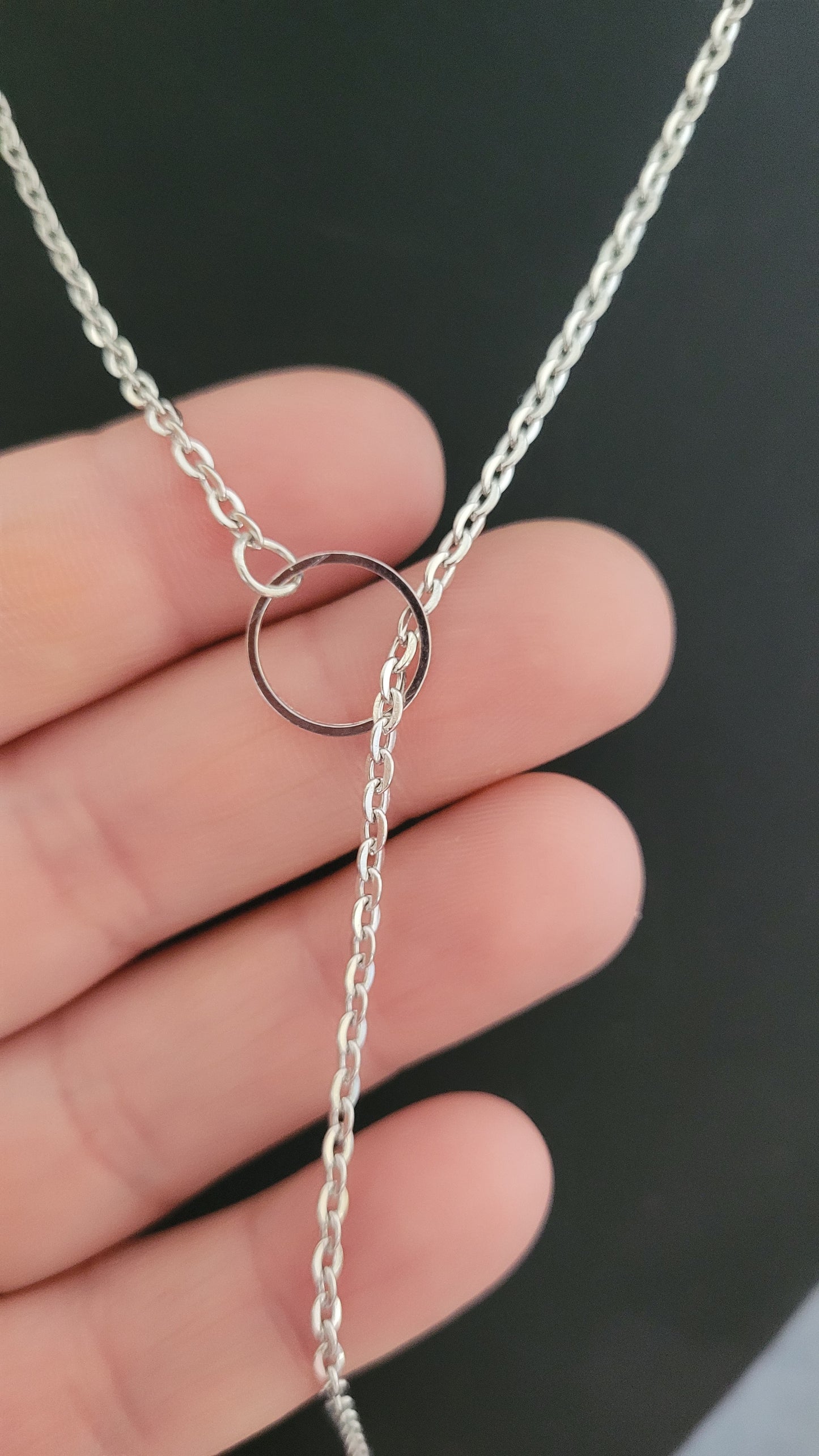 Collier Mya avec son anneau argenté