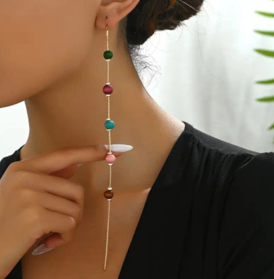 boucles Aurélie pendante coloré