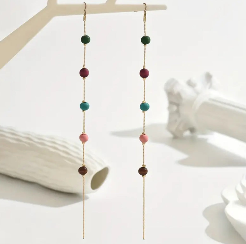 boucles Aurélie pendante coloré