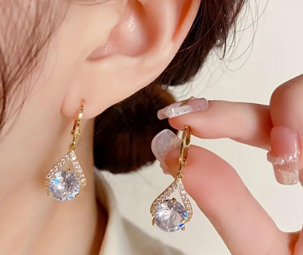 boucles Christina doré blanche