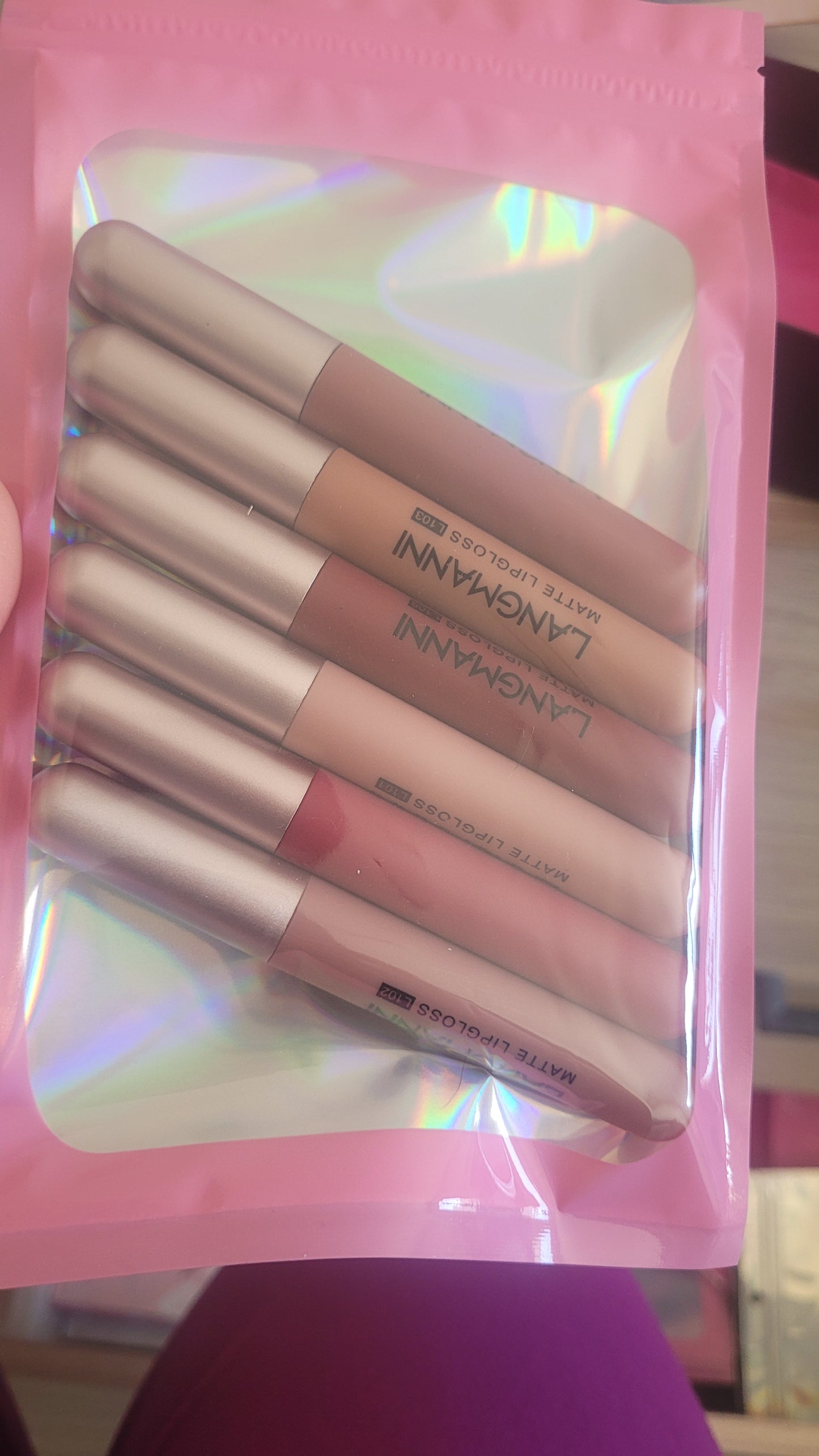 6 gloss à lèvres mat velours