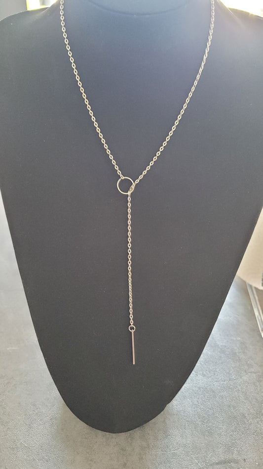 Collier Mya avec son anneau argenté
