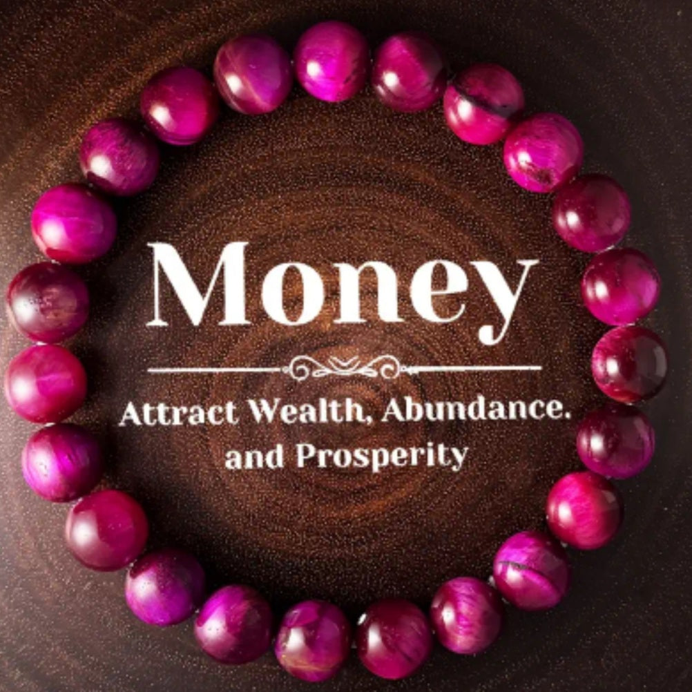 bracelet œil du tigre 🐅 rose