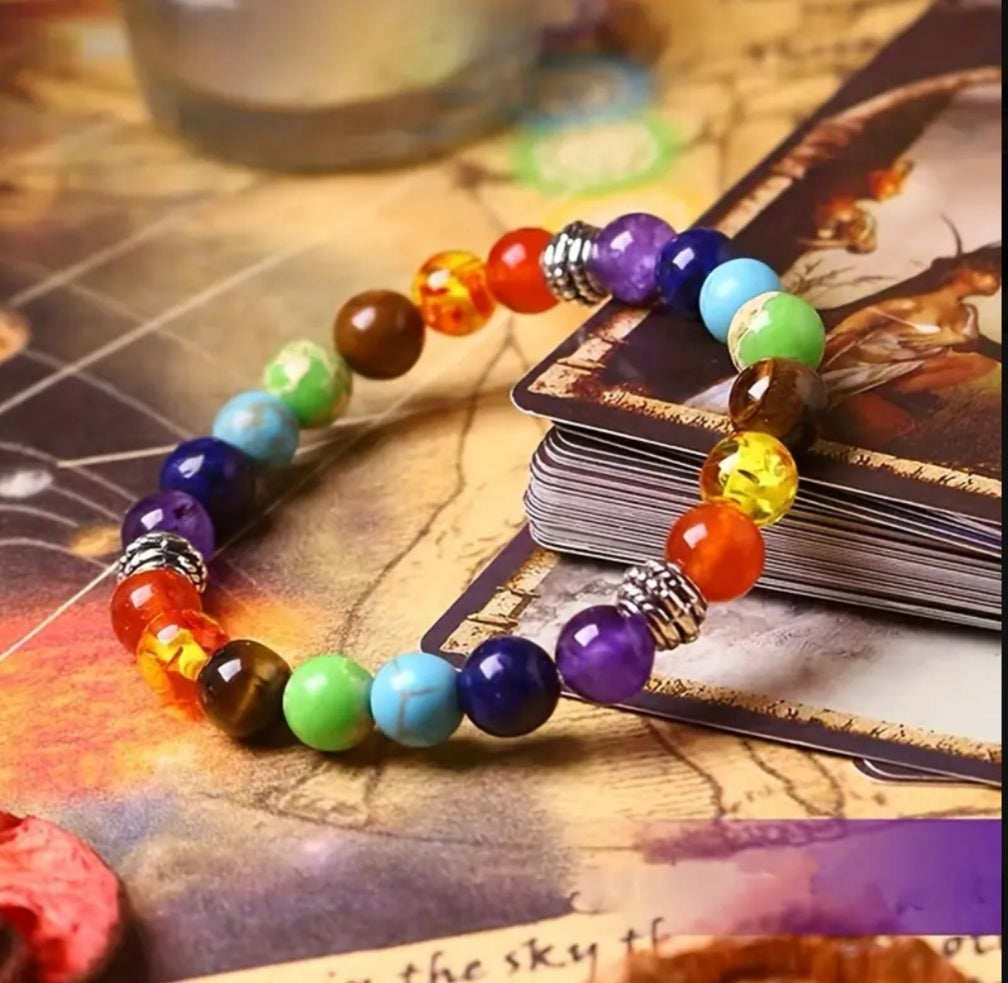 bracelet chakras pierre montagne noire