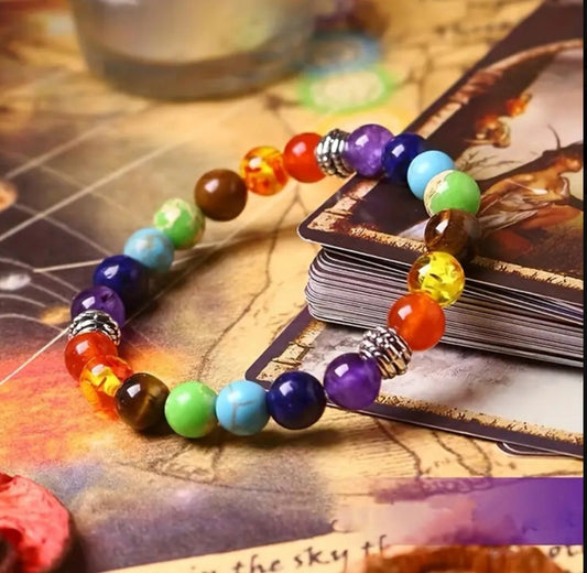 bracelet chakras pierre montagne noire