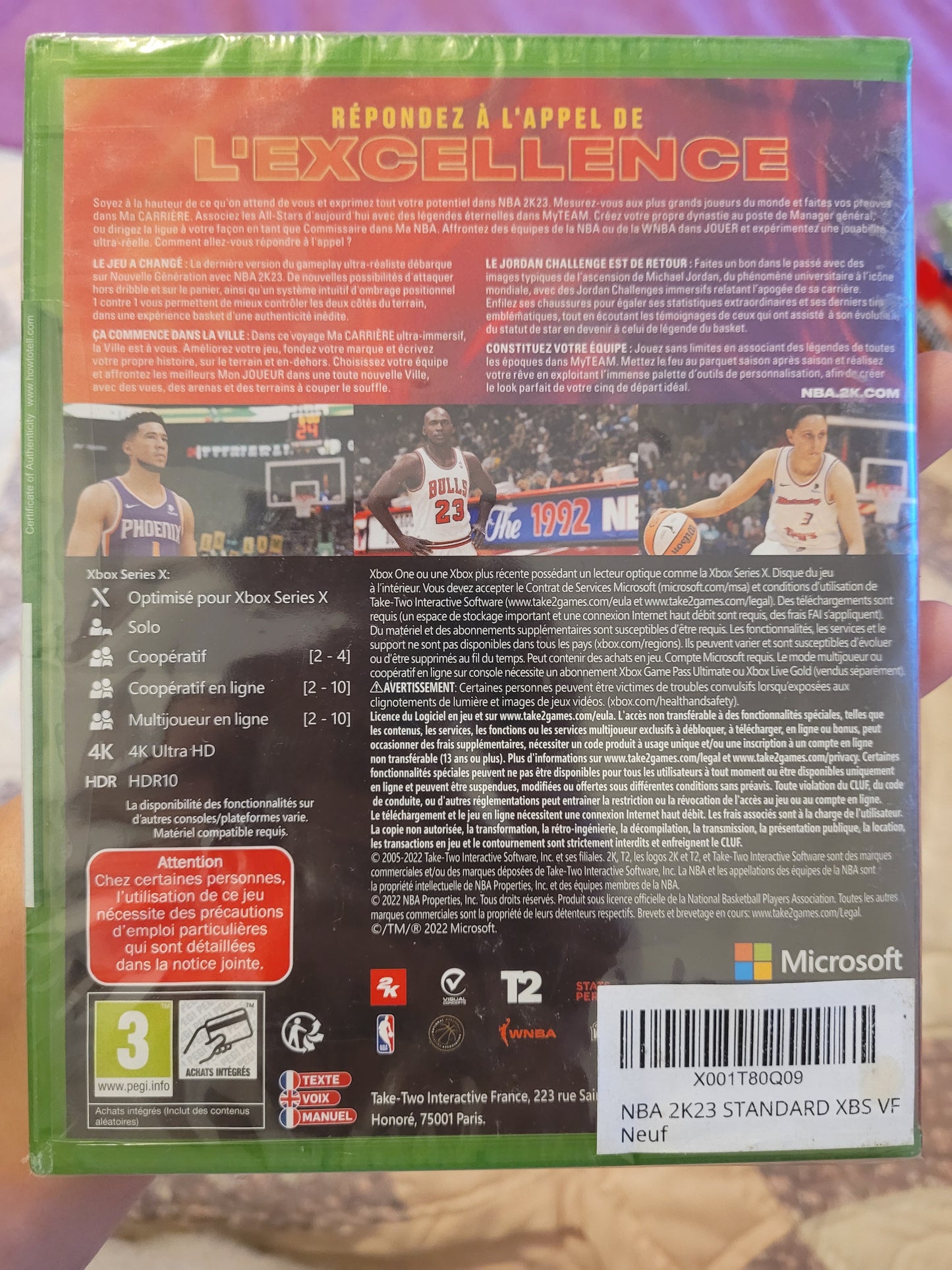 Jeu NBA 2K23 sur Xbox Series X