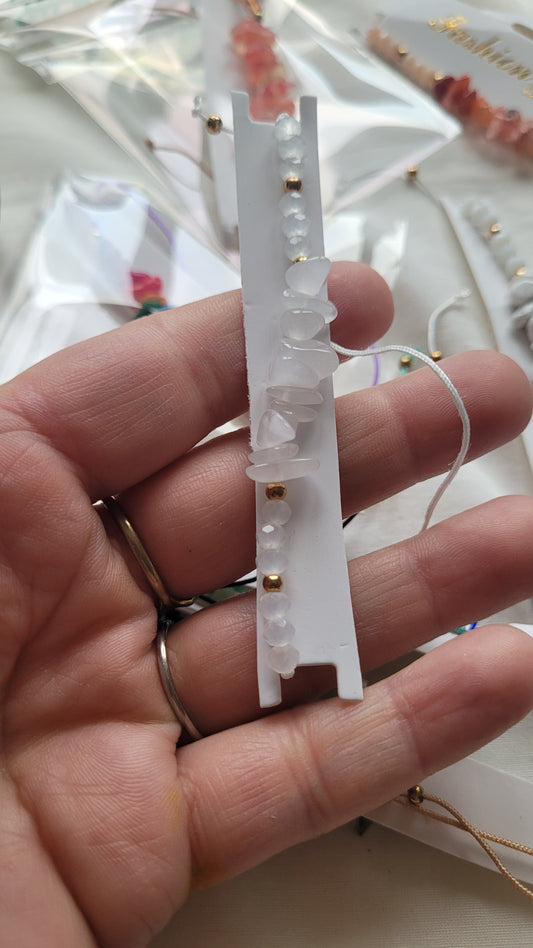 bracelet rubis blanc