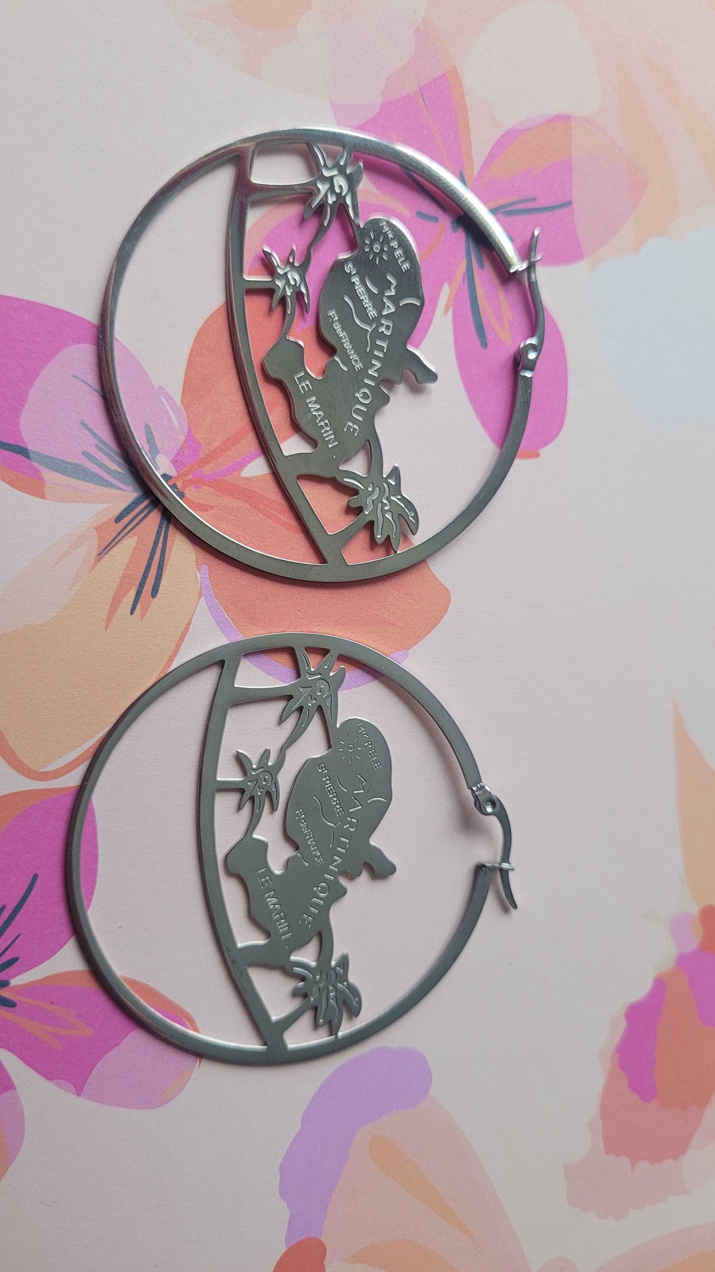 Créoles Martinique argenté