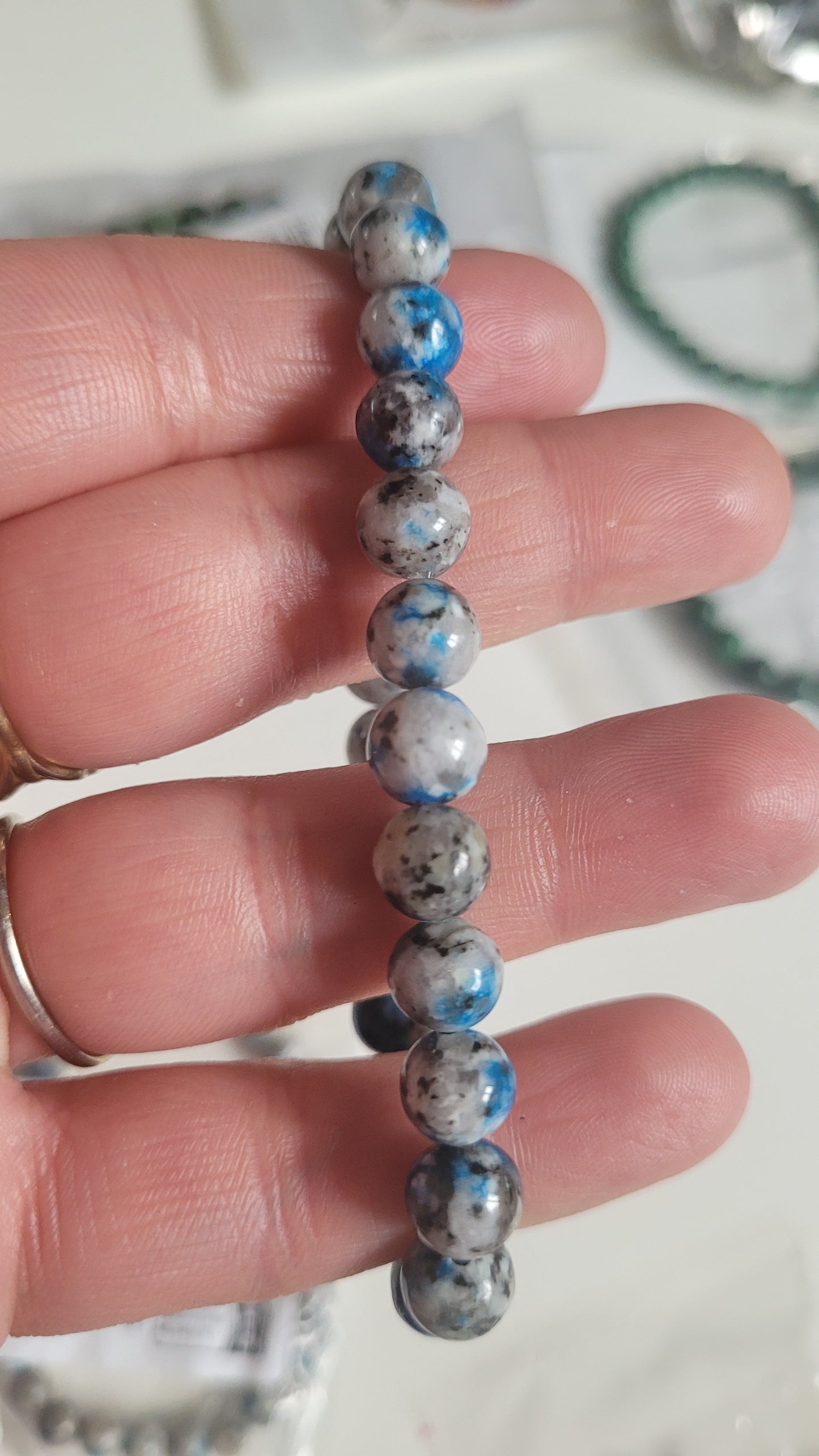 bracelet bleu/blanc