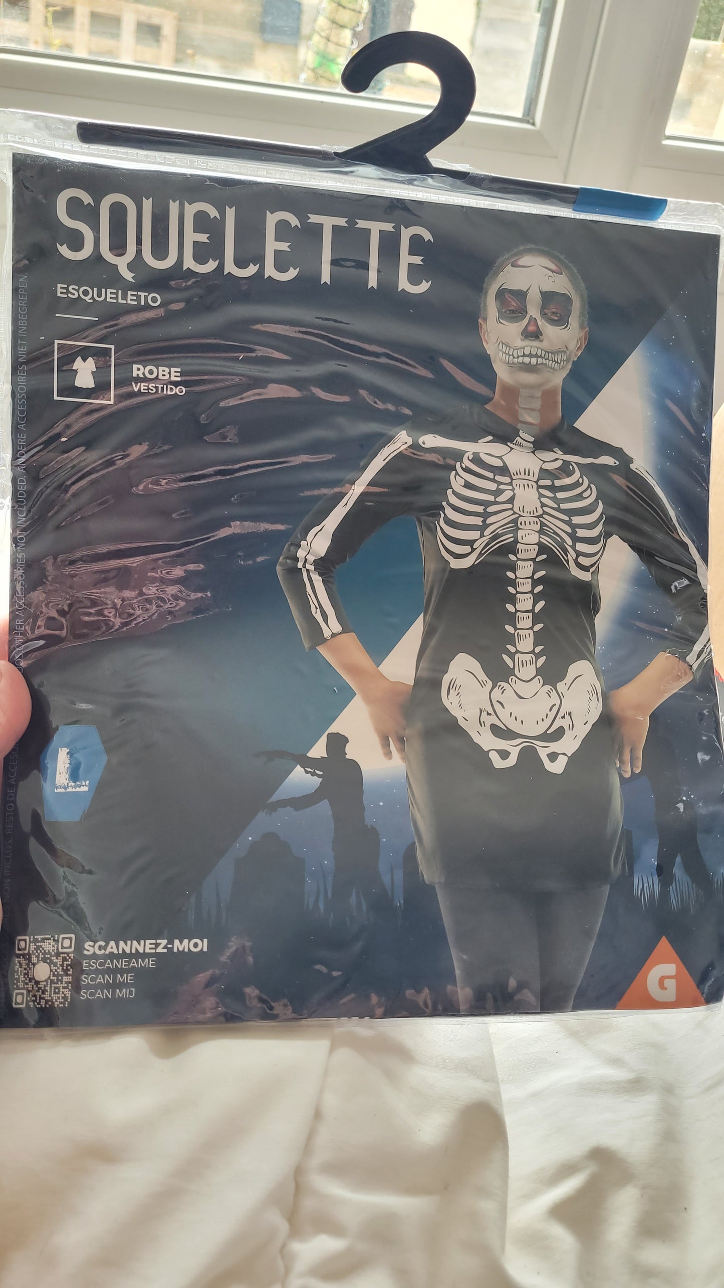 déguisement squelette L