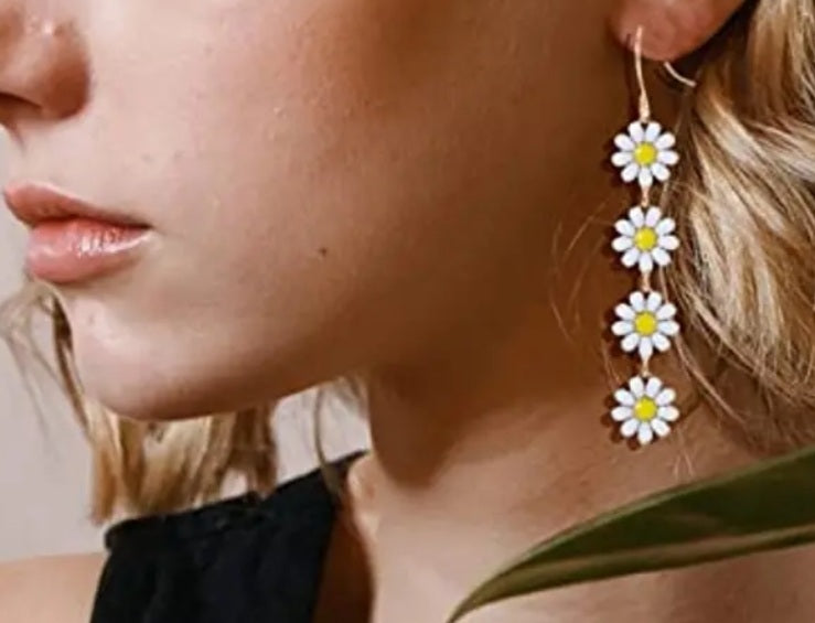 Boucles Soraya pendante Marguerite